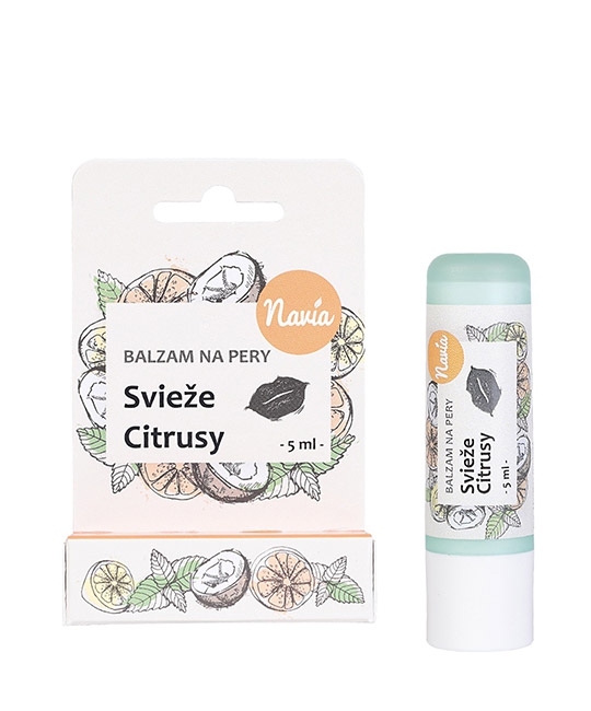 Obrázok Balzám na pery – svieže citrusy NAVIA 5 ml