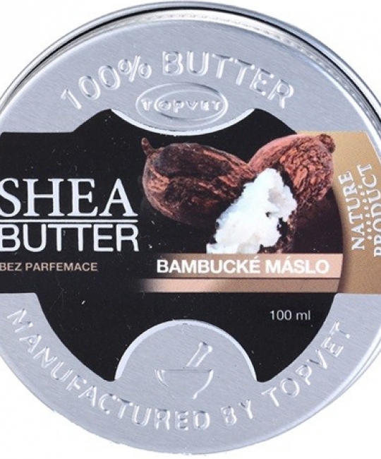 Obrázok Topvet Shea Butter bambucké maslo bez parfumácie  100 ml